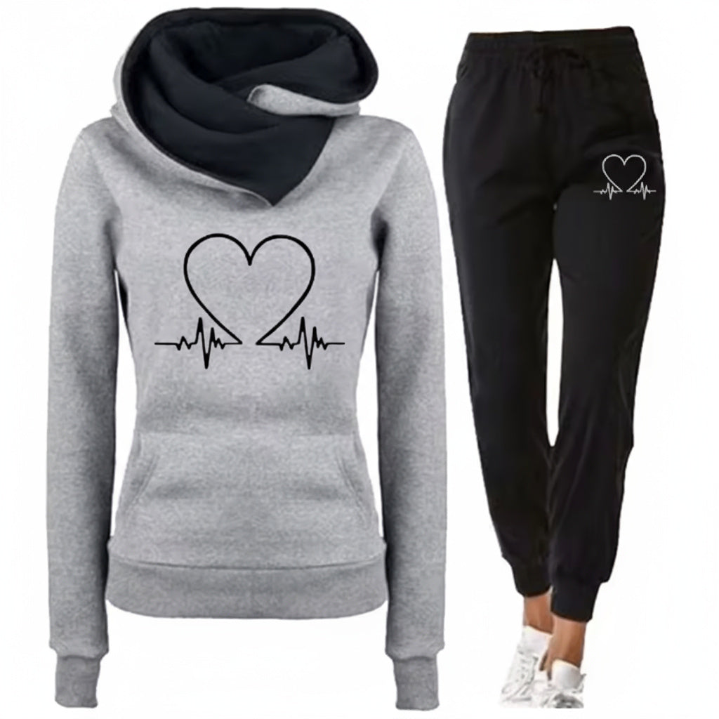 Dames trainingspak | heartbeat print