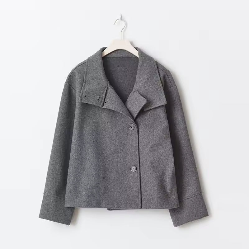 Manteau court femme élégant chaud