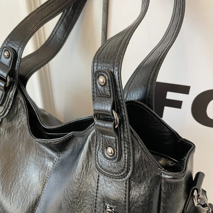 Sac à main rétro texturé femme