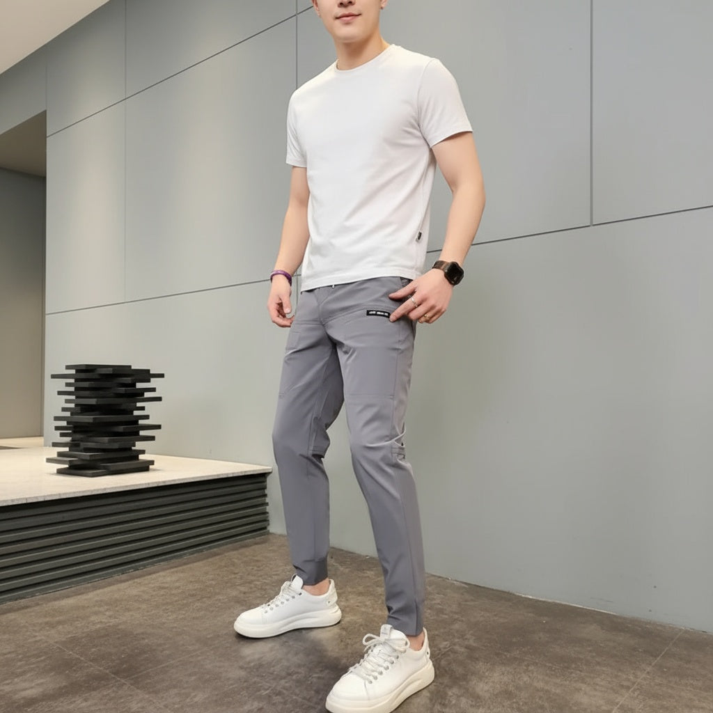 Heren stretch broek | sneldrogend