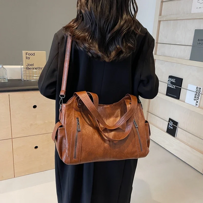 Sac à main rétro texturé femme