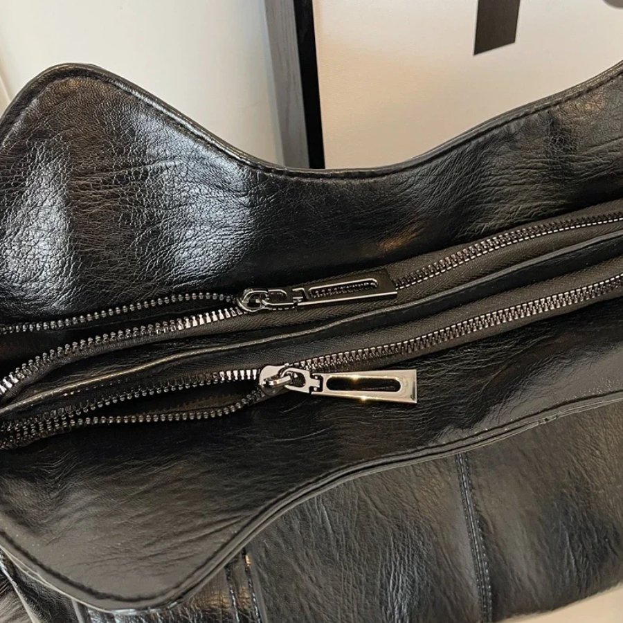 Sac à main rétro texturé femme