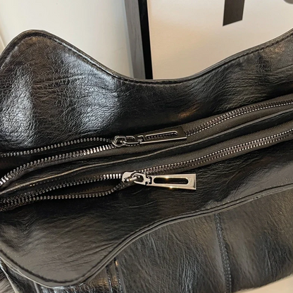 Sac à main rétro texturé femme