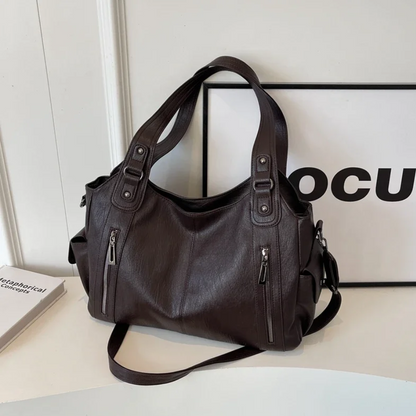 Sac à main rétro texturé femme