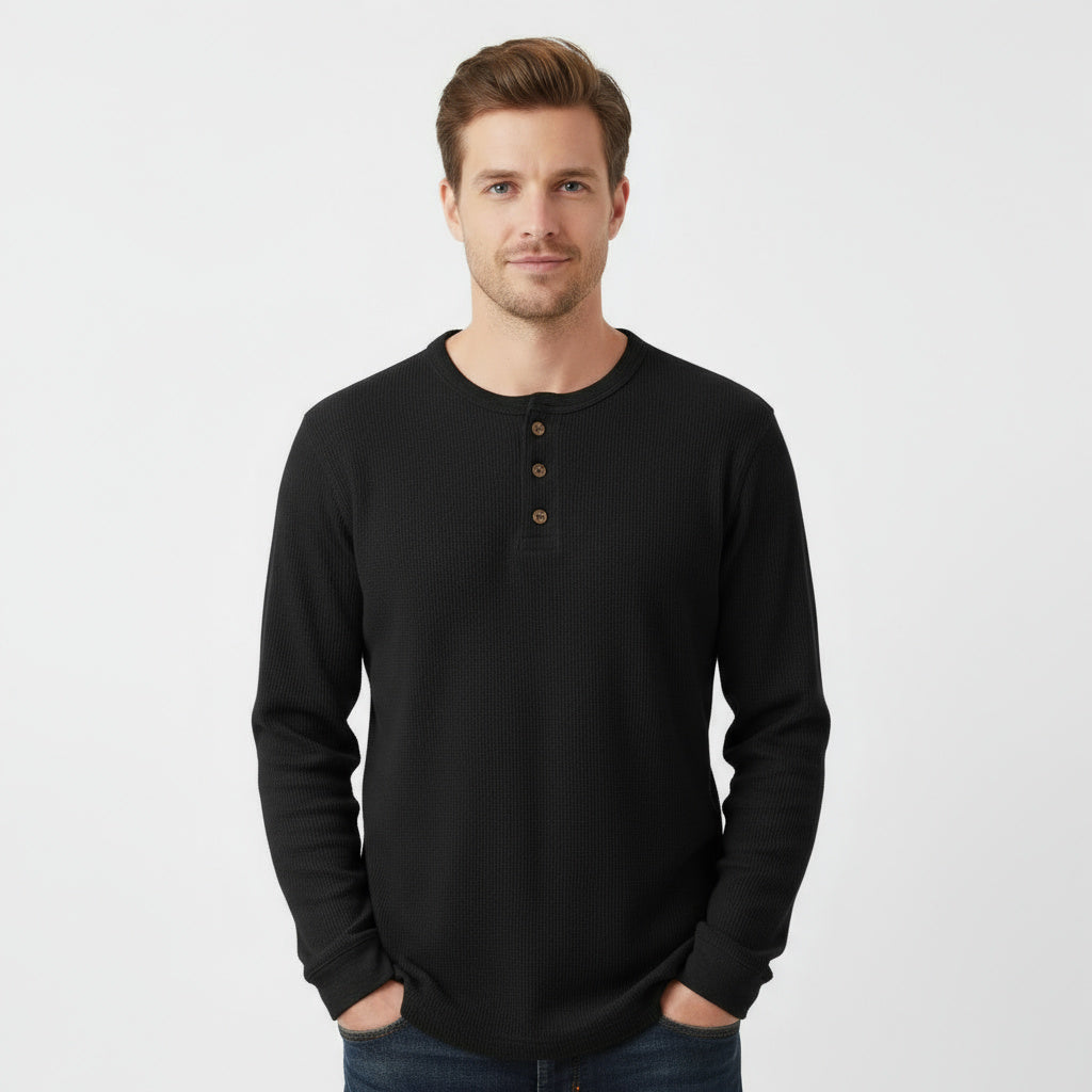 Heren katoenen T-shirt | ronde hals