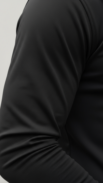 Polo Homme Manches Longues Poche Poitrine