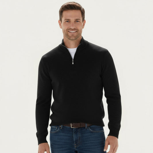 Heren quarter-zip trui