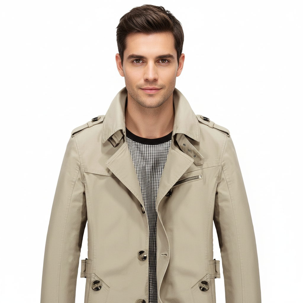 Heren windjack | gevoerd met fleece