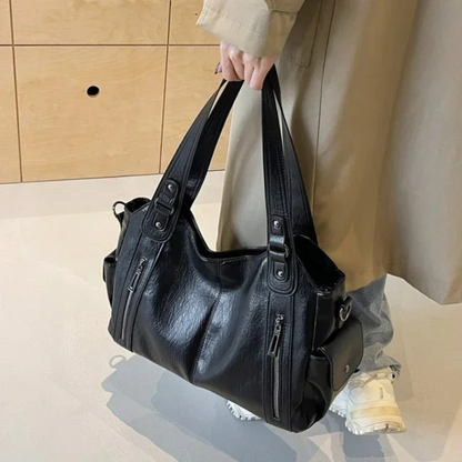 Sac à main rétro texturé femme