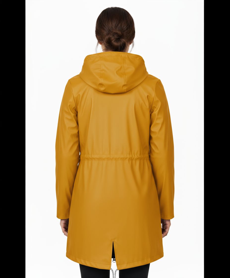 Dames waterdichte jas met capuchon