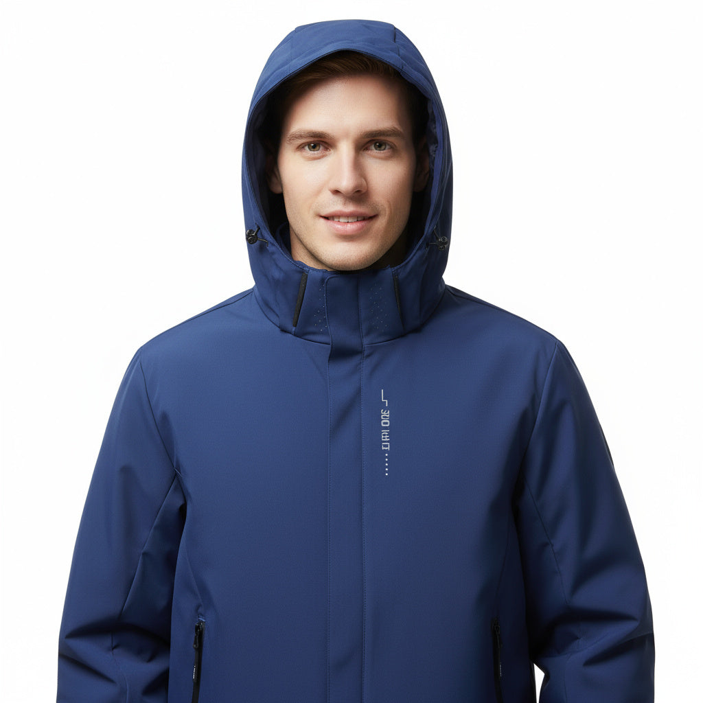 Unisex waterdichte jas met capuchon