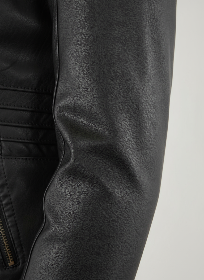 Dames bikerjas met capuchon | volledige rits