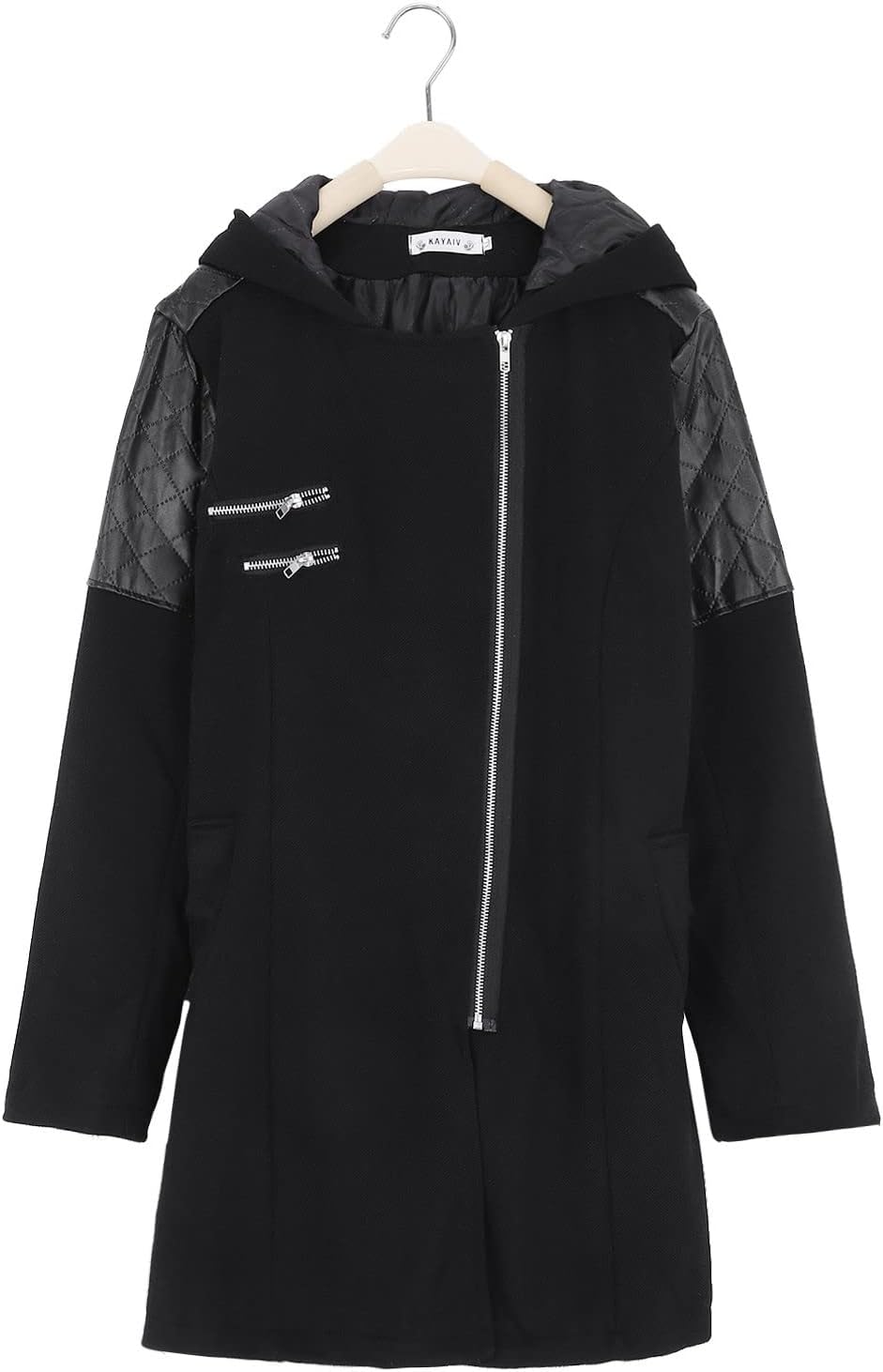 Dames herfstjas met capuchon