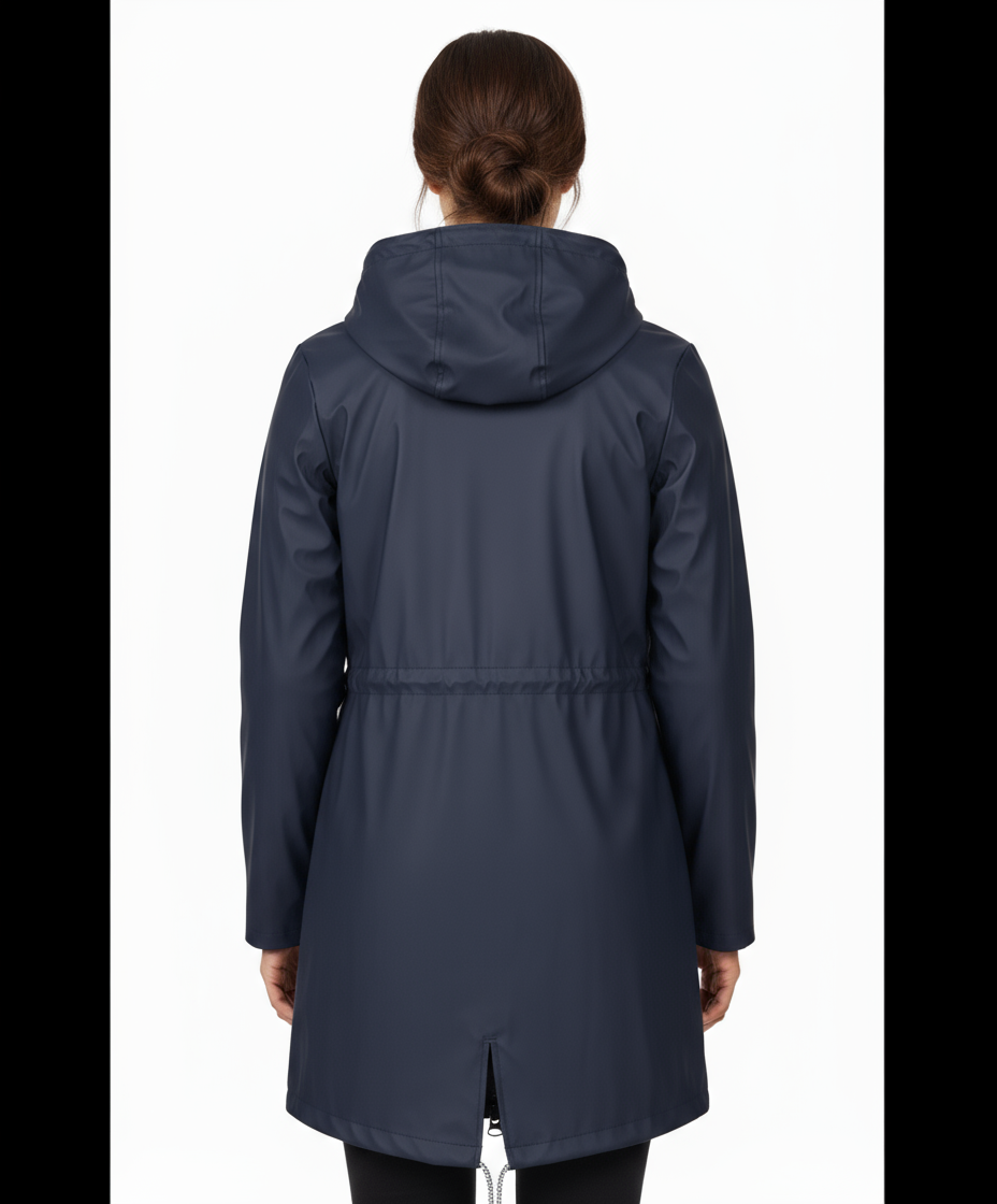 Dames waterdichte jas met capuchon