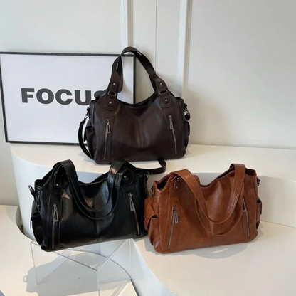 Sac à main rétro texturé femme