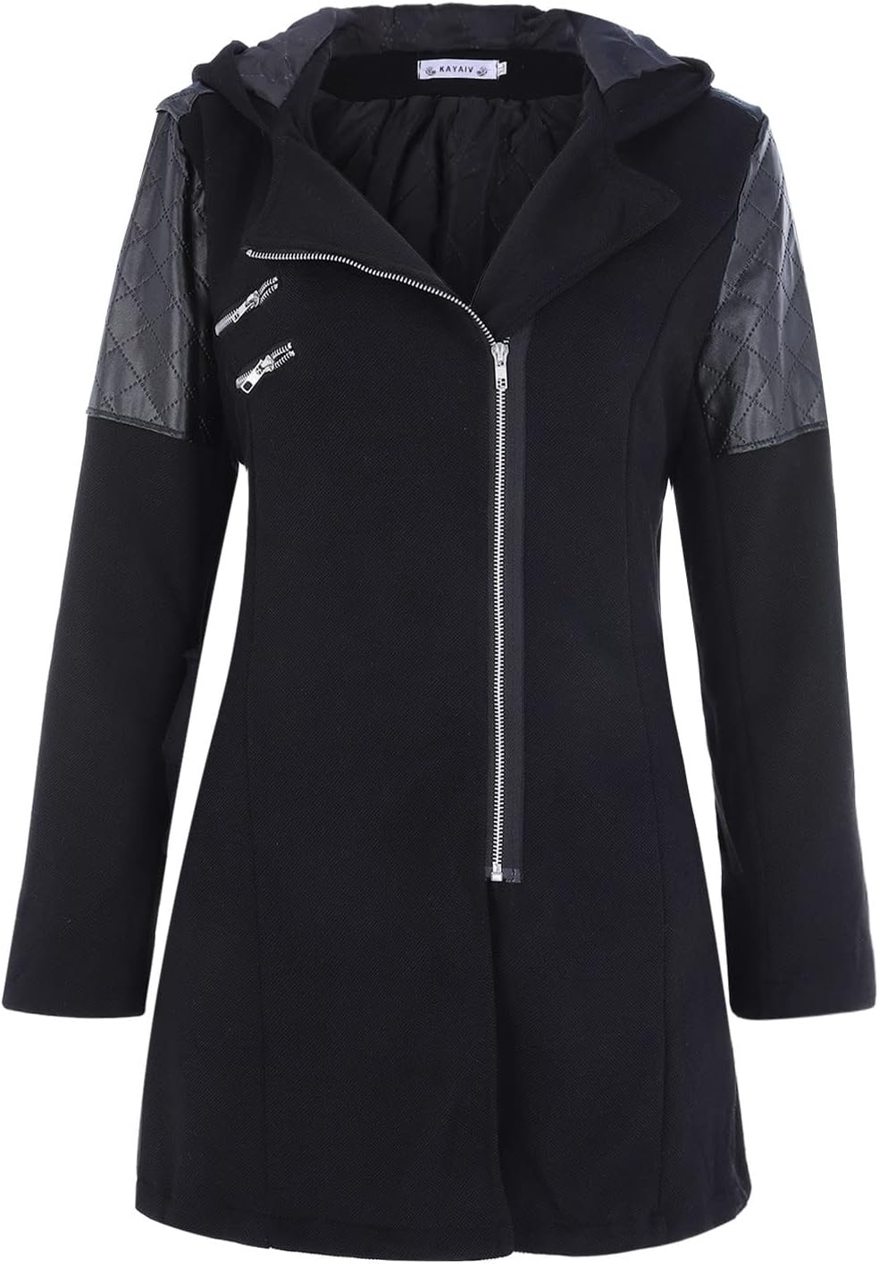 Dames herfstjas met capuchon