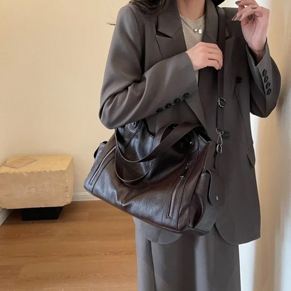 Sac à main rétro texturé femme