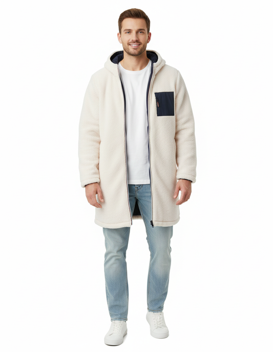 Heren omkeerbare winterparka | winddicht