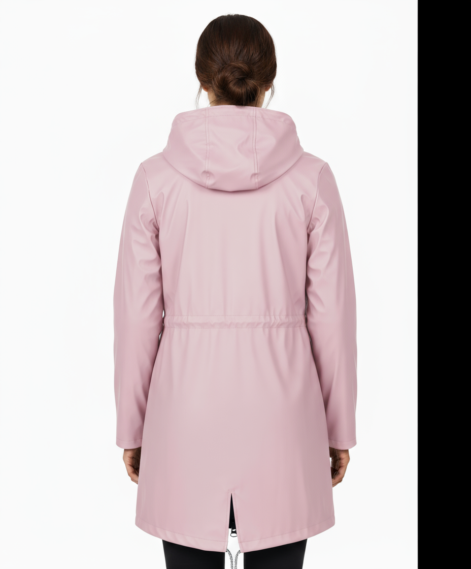 Dames waterdichte jas met capuchon