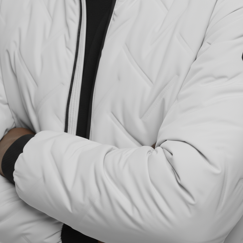 Heren gewatteerde pufferjas