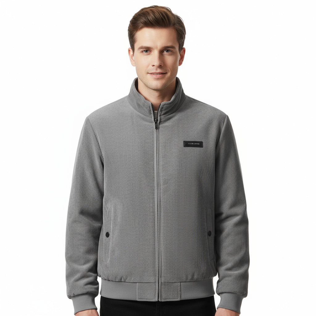 Heren corduroy jas | sherpa voering