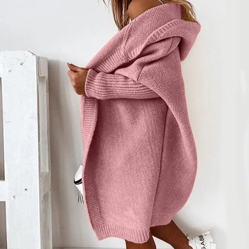 Dames vest met capuchon | oversized