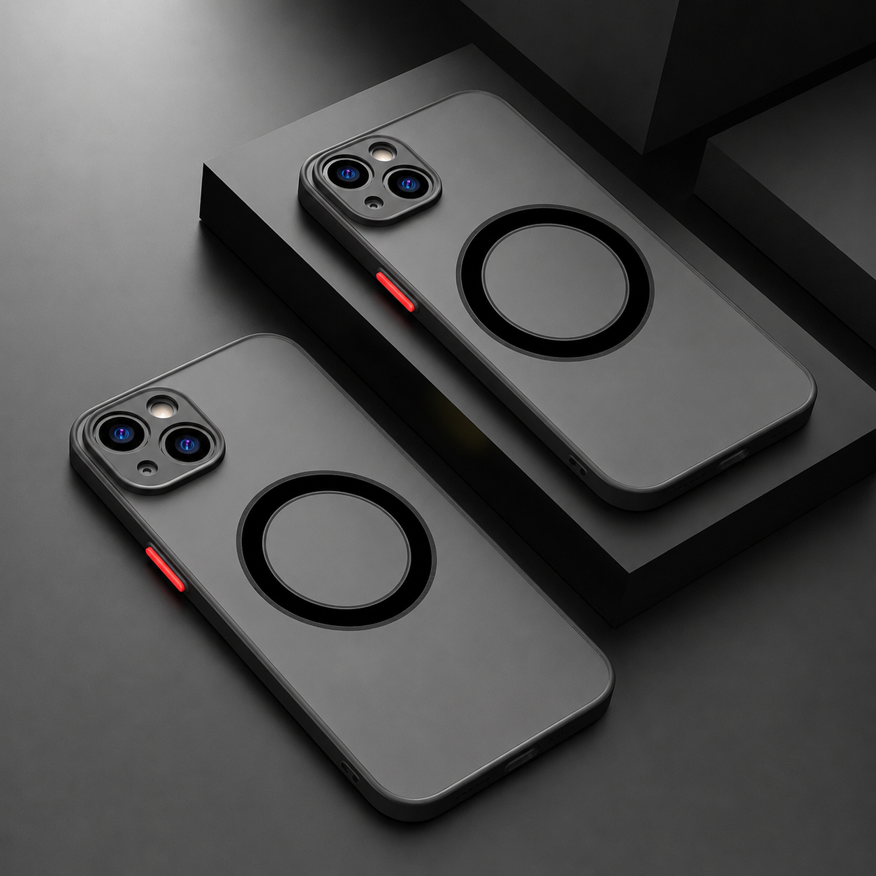 Coque iPhone MagSafe antichoc mate