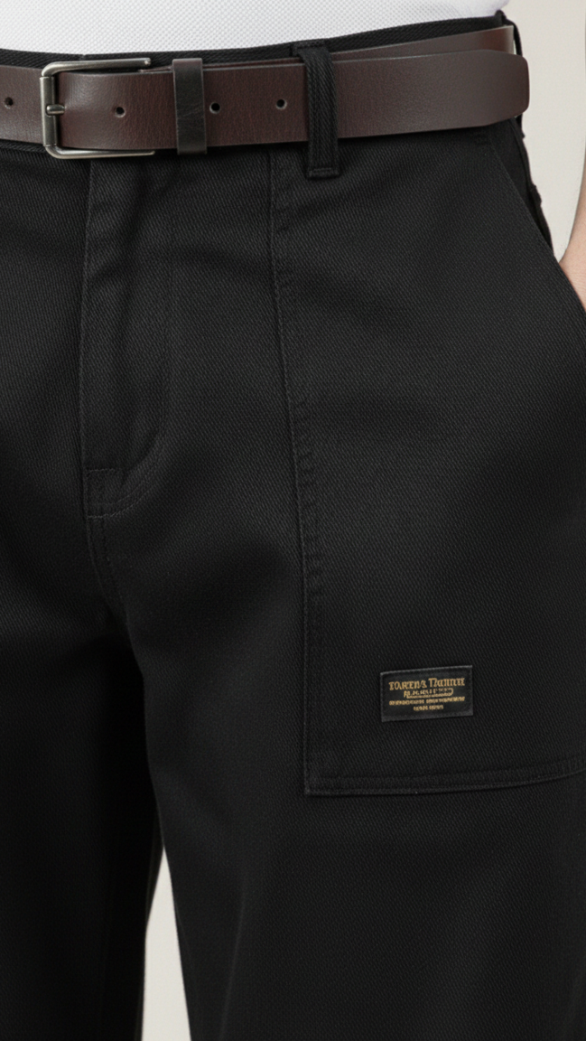 Pantalon cargo homme délavé vintage