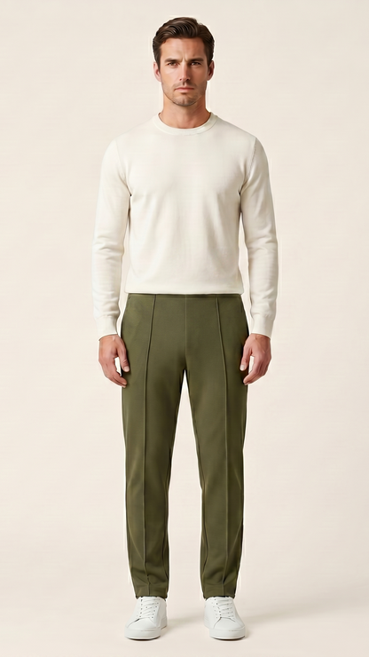 Pantalon jogging homme coupe slim à cordon