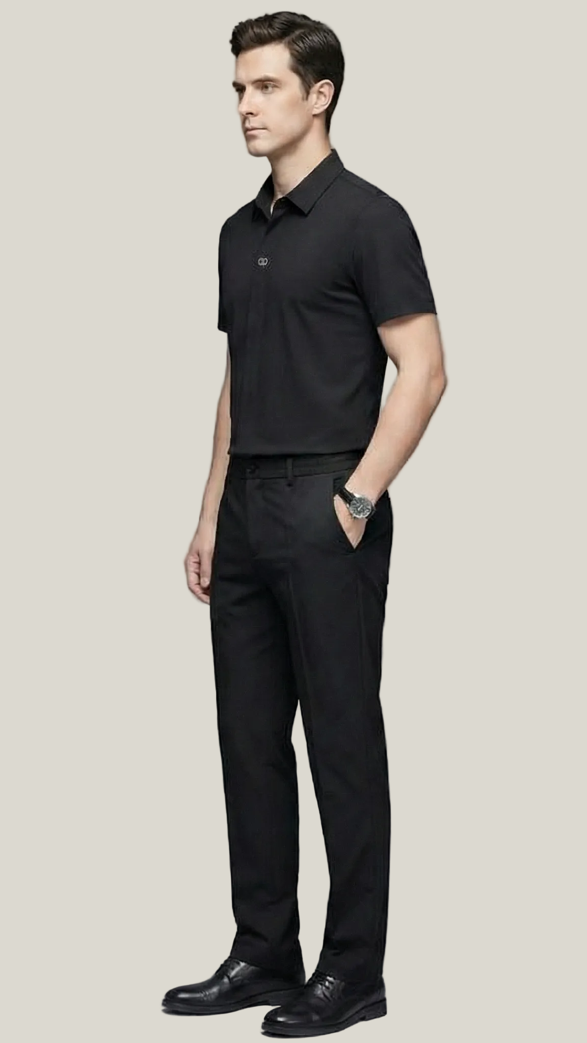Ensemble 2 pièces homme coton-lin