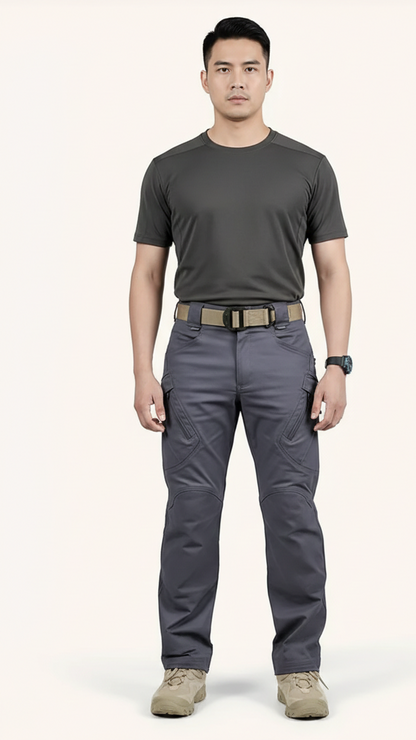 Pantalon cargo tactique homme déperlant