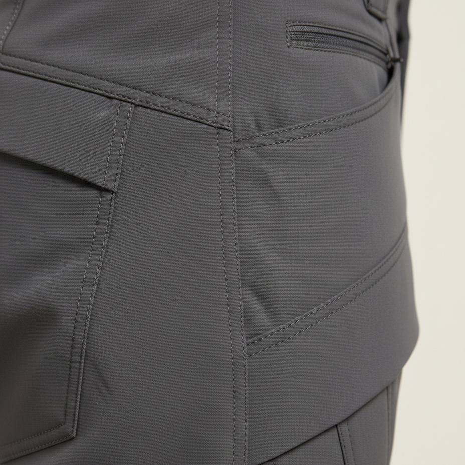 Pantalon cargo homme doublé polaire déperlant