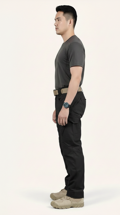 Pantalon cargo tactique homme déperlant