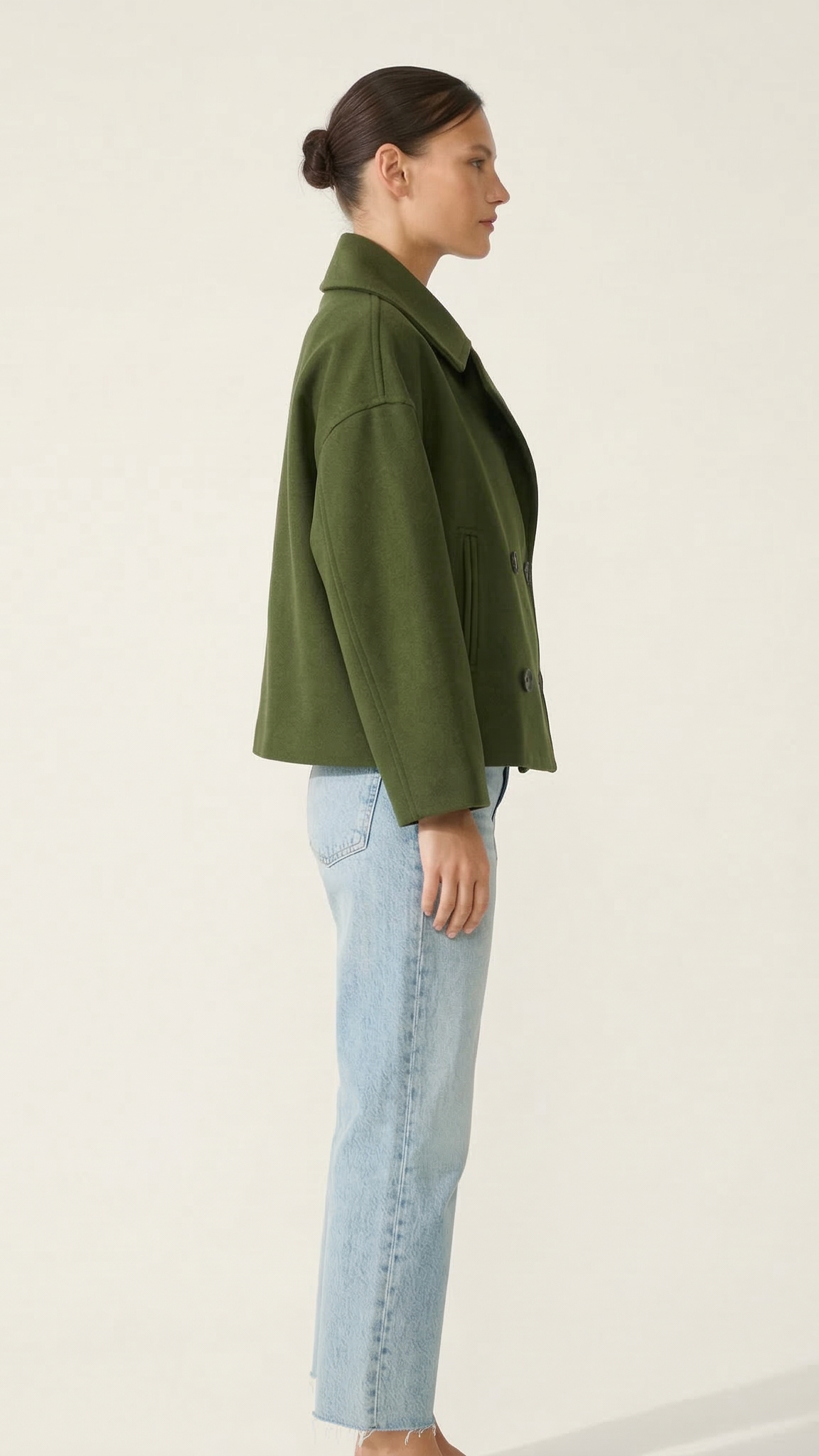 Veste courte femme croisée | style trench