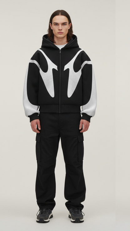 Sweat à capuche cagoule unisexe avec masque