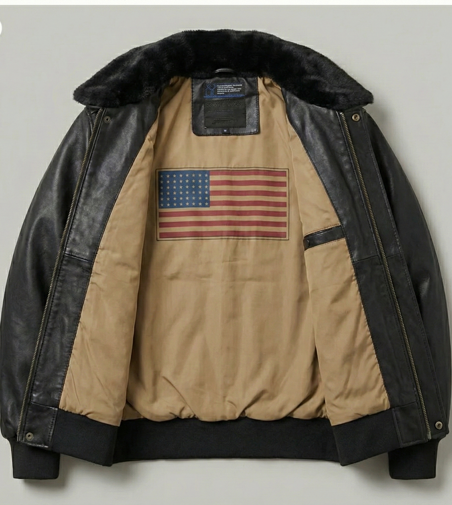 Heren winter bikerjack