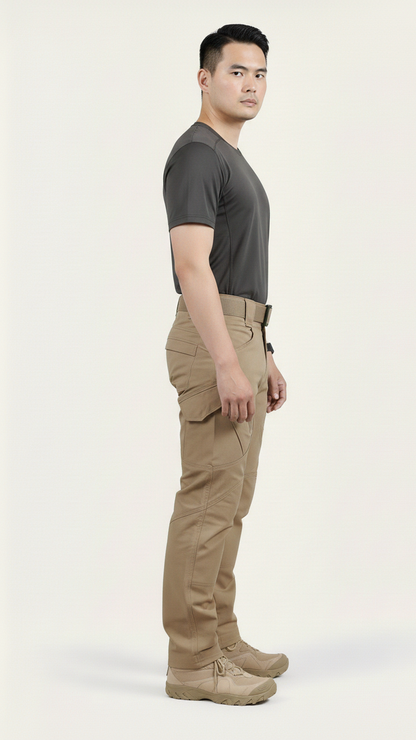 Pantalon cargo tactique homme déperlant