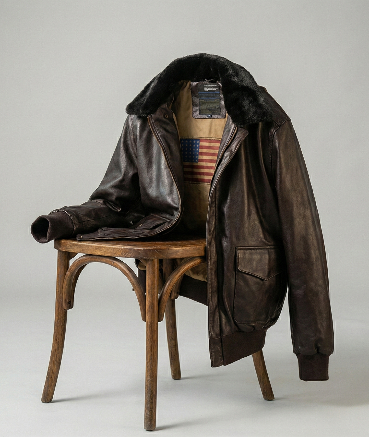 Heren winter bikerjack