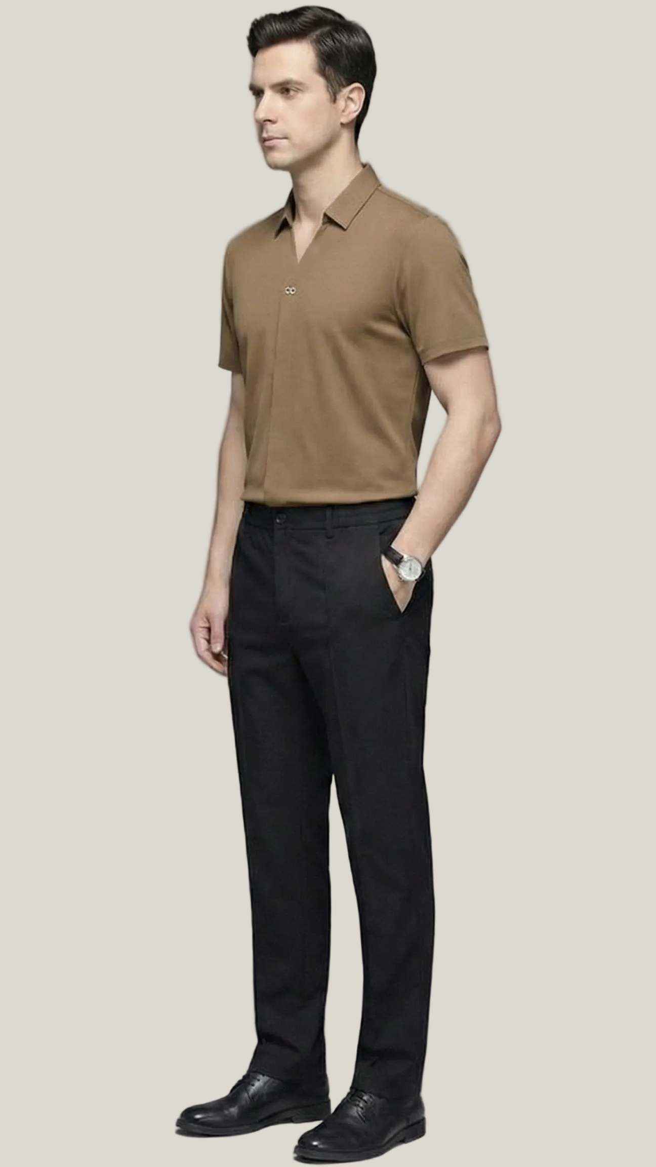 Ensemble 2 pièces homme coton-lin