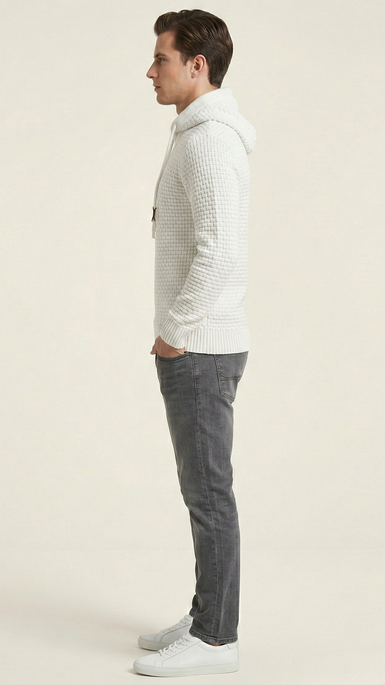 Sweat à capuche homme à enfiler
