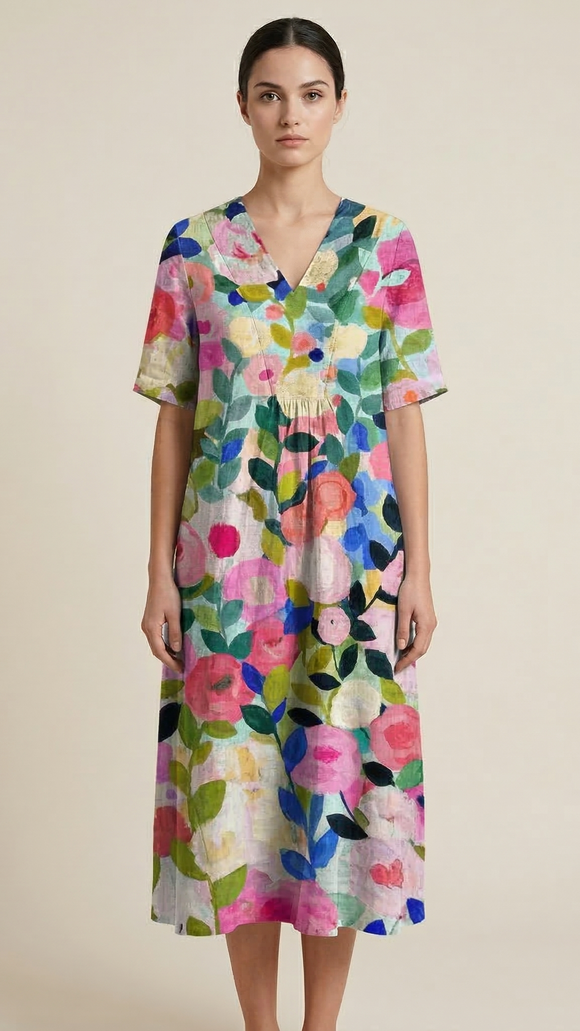Robe d’été femme fleurie