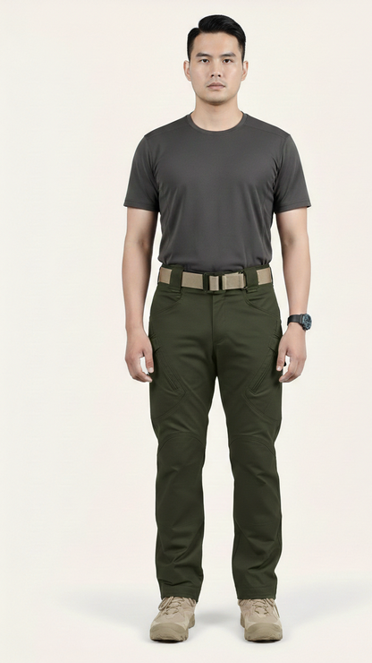 Pantalon cargo tactique homme déperlant