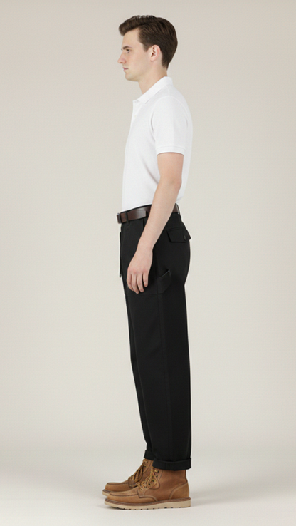 Pantalon cargo homme délavé vintage
