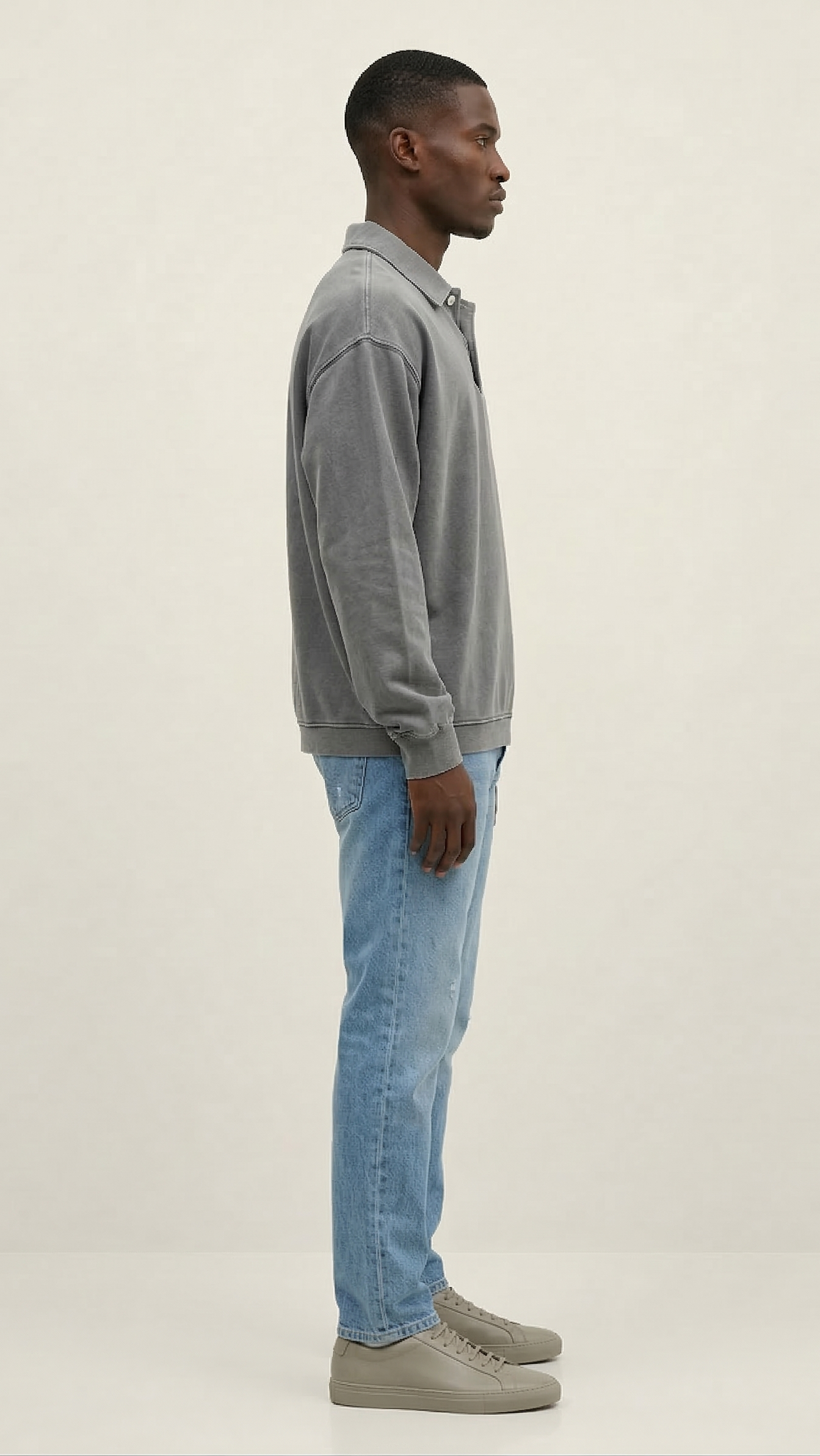 Chemise homme manches longues boutonnée