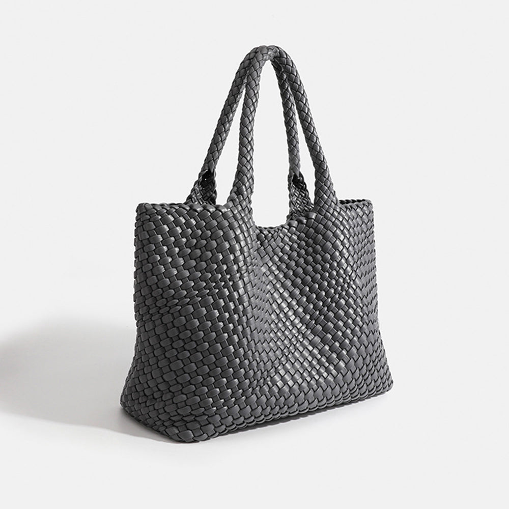 Sac cabas femme tissé luxe