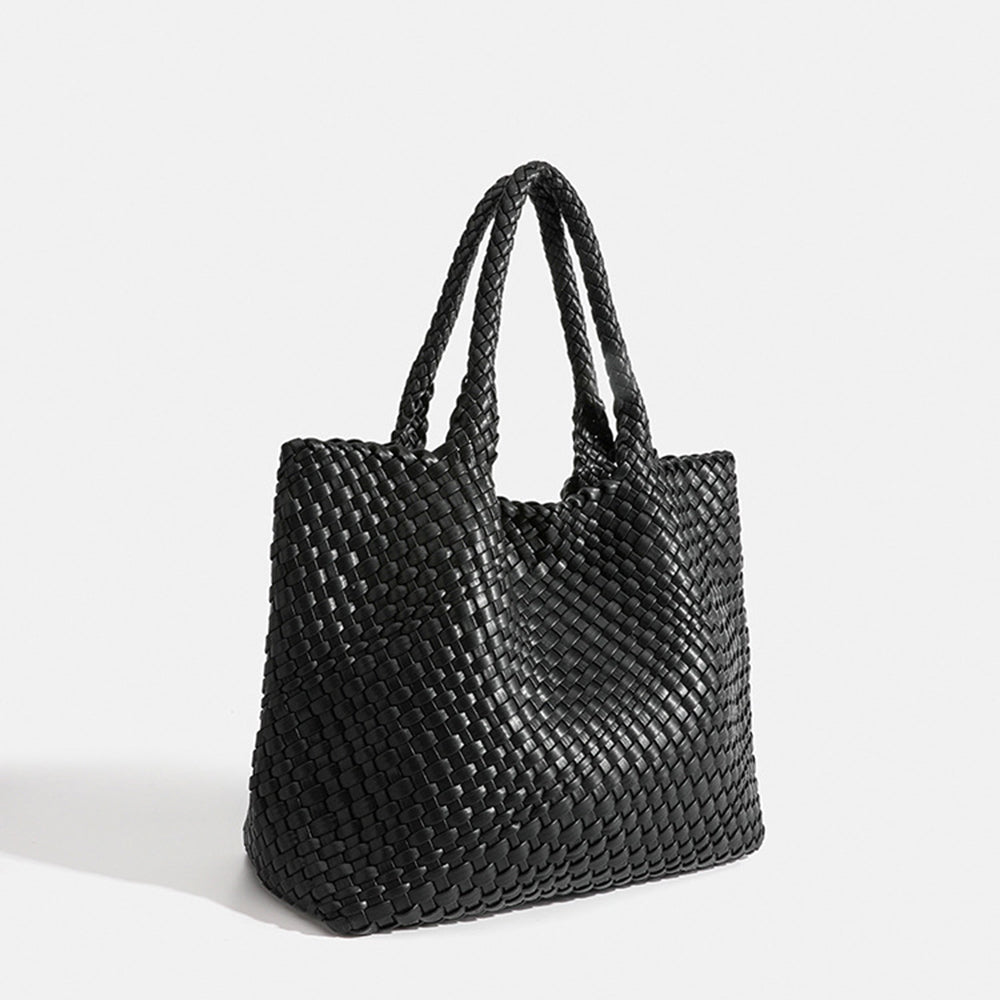 Sac cabas femme tissé luxe