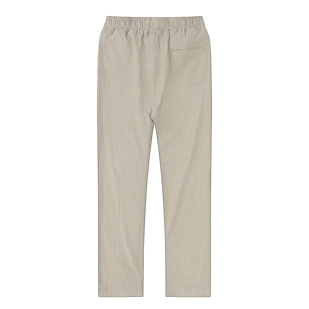 Pantalon lin homme élégant