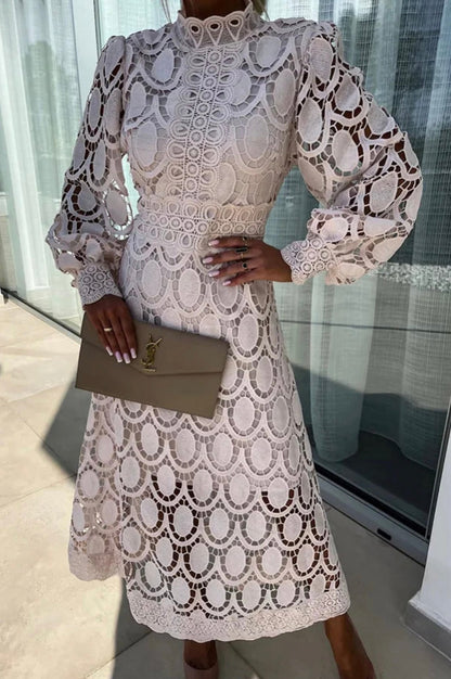 Robe midi élégante femme Amy