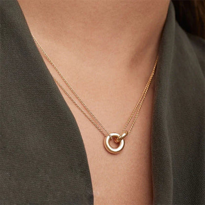 Collier chaîne dorée élégante Harper