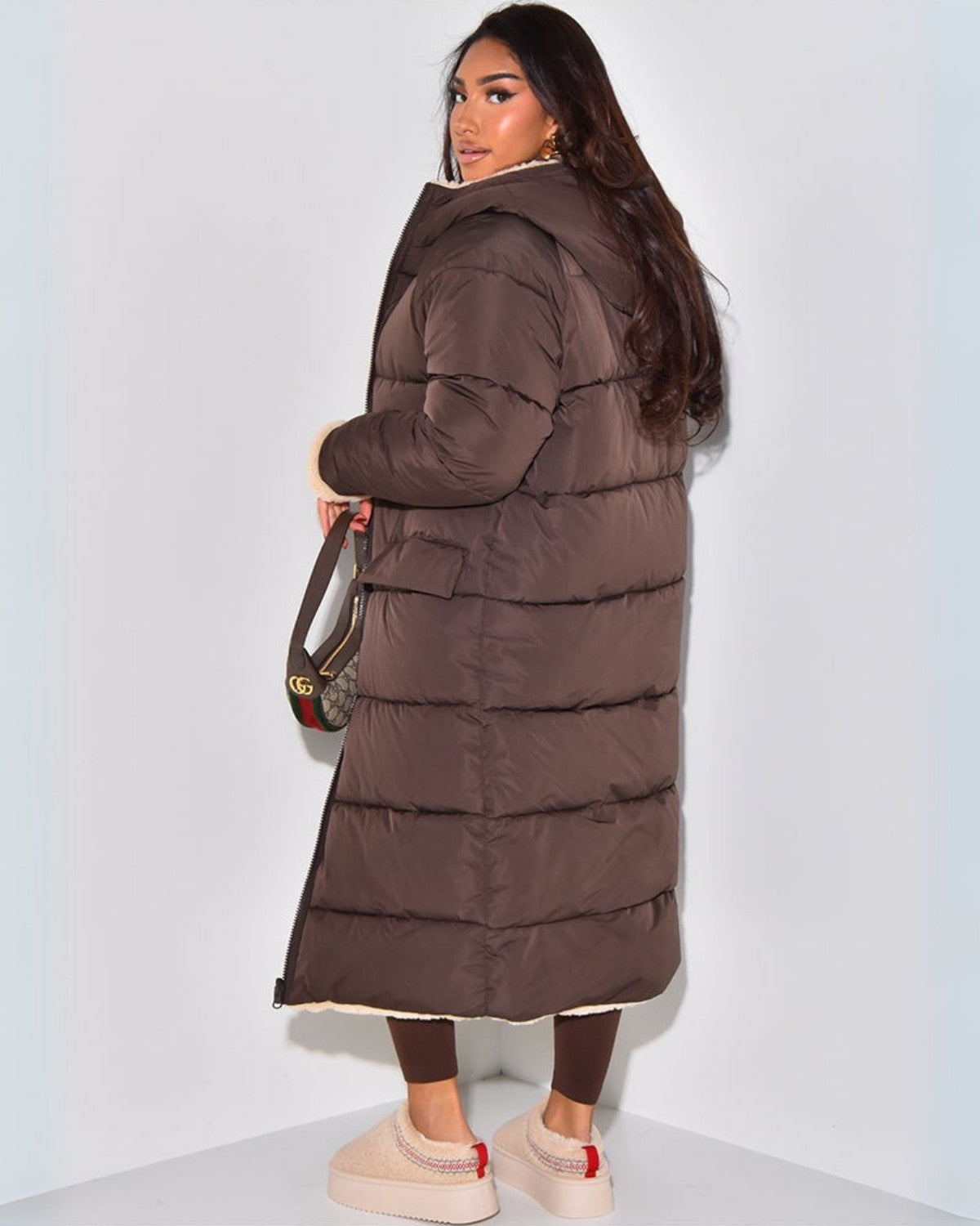 Manteau d'Hiver Femme Réversible | Design Double Face